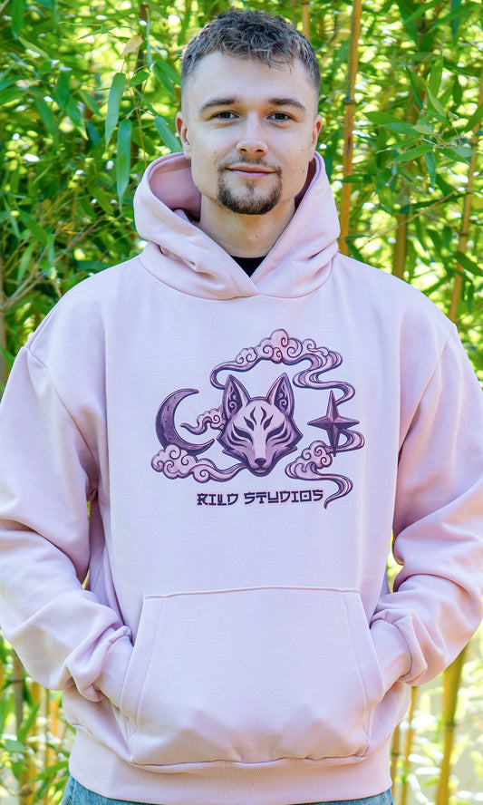 Rild Studios – Rild Nights Rosa Kitsune-Hoodie (Vorbestellbar bis 01.11.26)