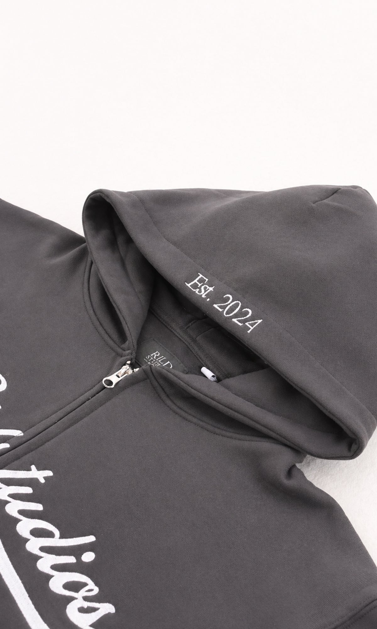 Rild Studios - Born to be Rild ZIP-Hoodie Grey (Limitiert nur bis der Vorrat reicht)