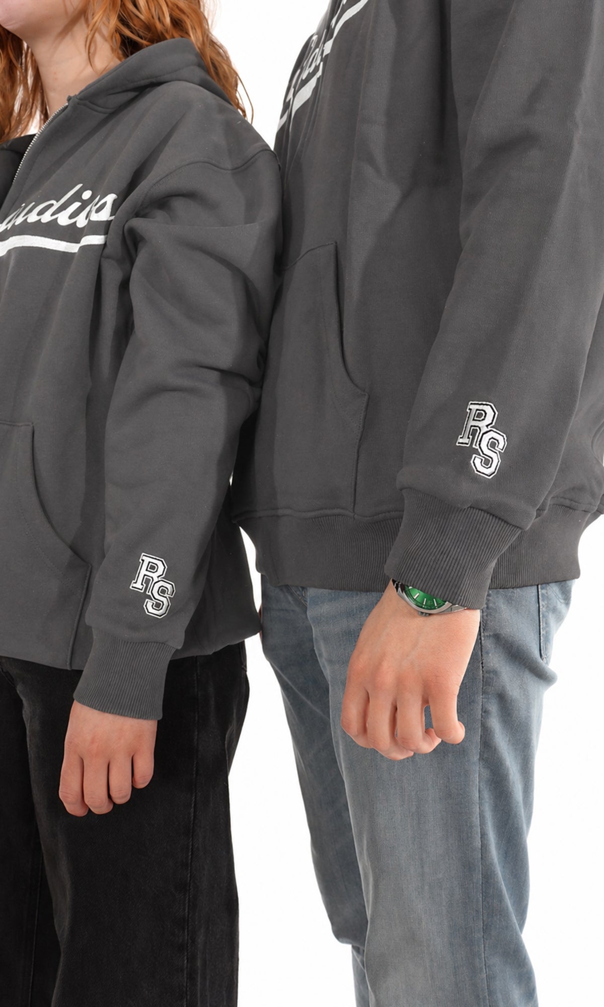 Rild Studios - Born to be Rild ZIP-Hoodie Grey (Limitiert nur bis der Vorrat reicht)