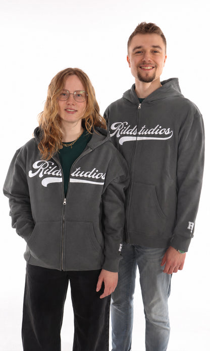 Rild Studios - Born to be Rild ZIP-Hoodie Grey (Limitiert nur bis der Vorrat reicht)