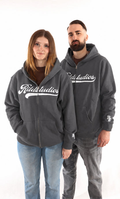 Rild Studios - Born to be Rild ZIP-Hoodie Grey (Limitiert nur bis der Vorrat reicht)