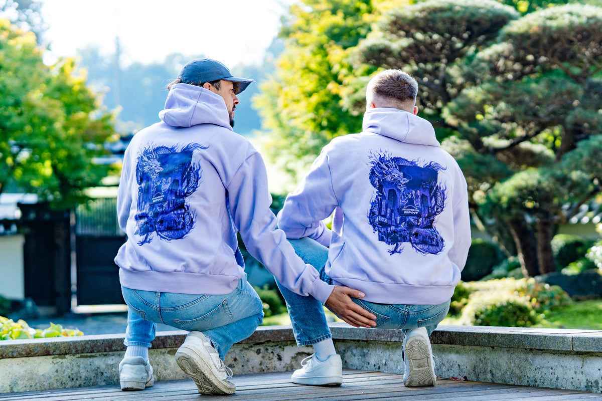 Rild Studios – Rild Nights Flieder Dragon-Hoodie (Vorbestellbar bis 01.11.26)